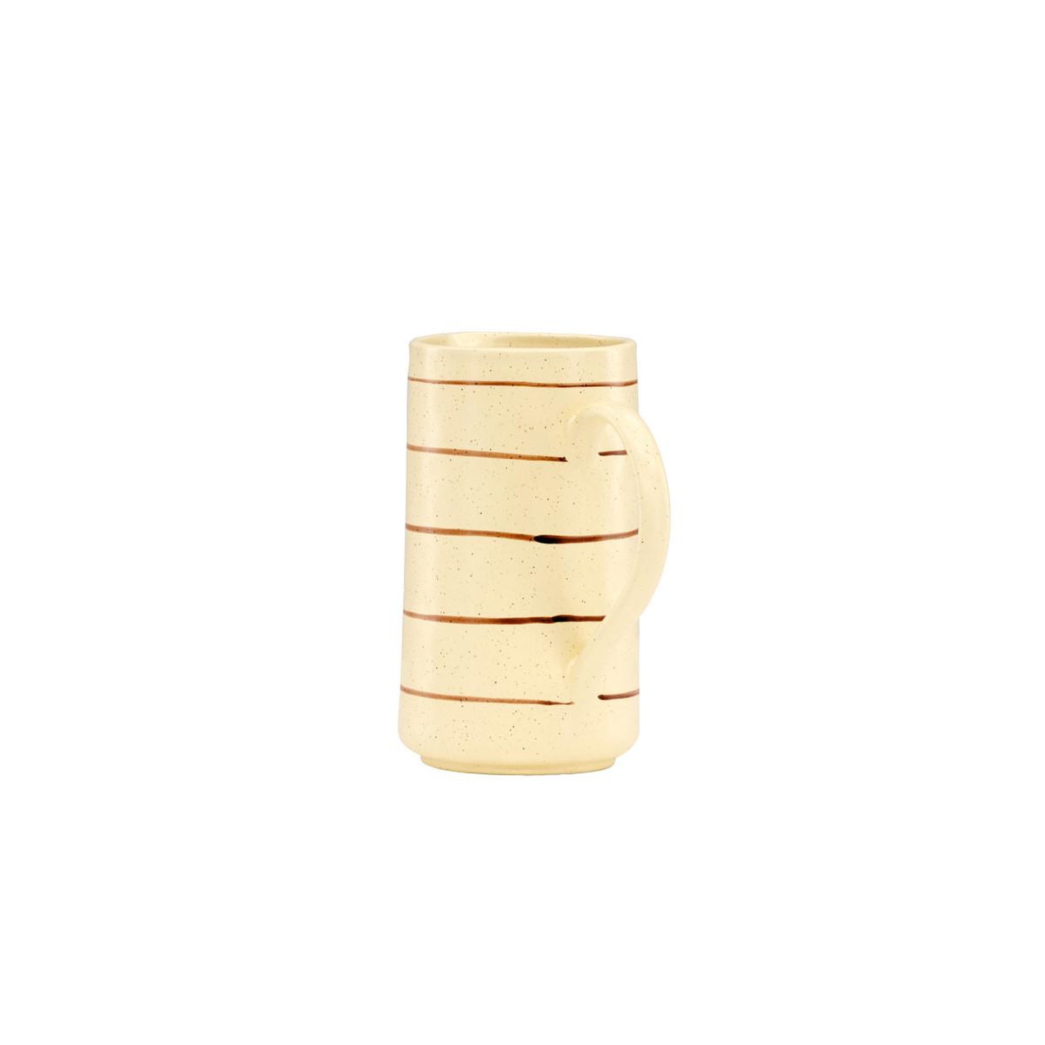 Voir la diapositive 2 : Paris Prix Pichet moucheté en porcelaine  kutie  22cm beige