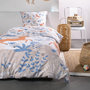 Voir la diapositive 1 : TODAY Parure housse de couette enfant en Coton 57 Fils motif prairie AGATHE