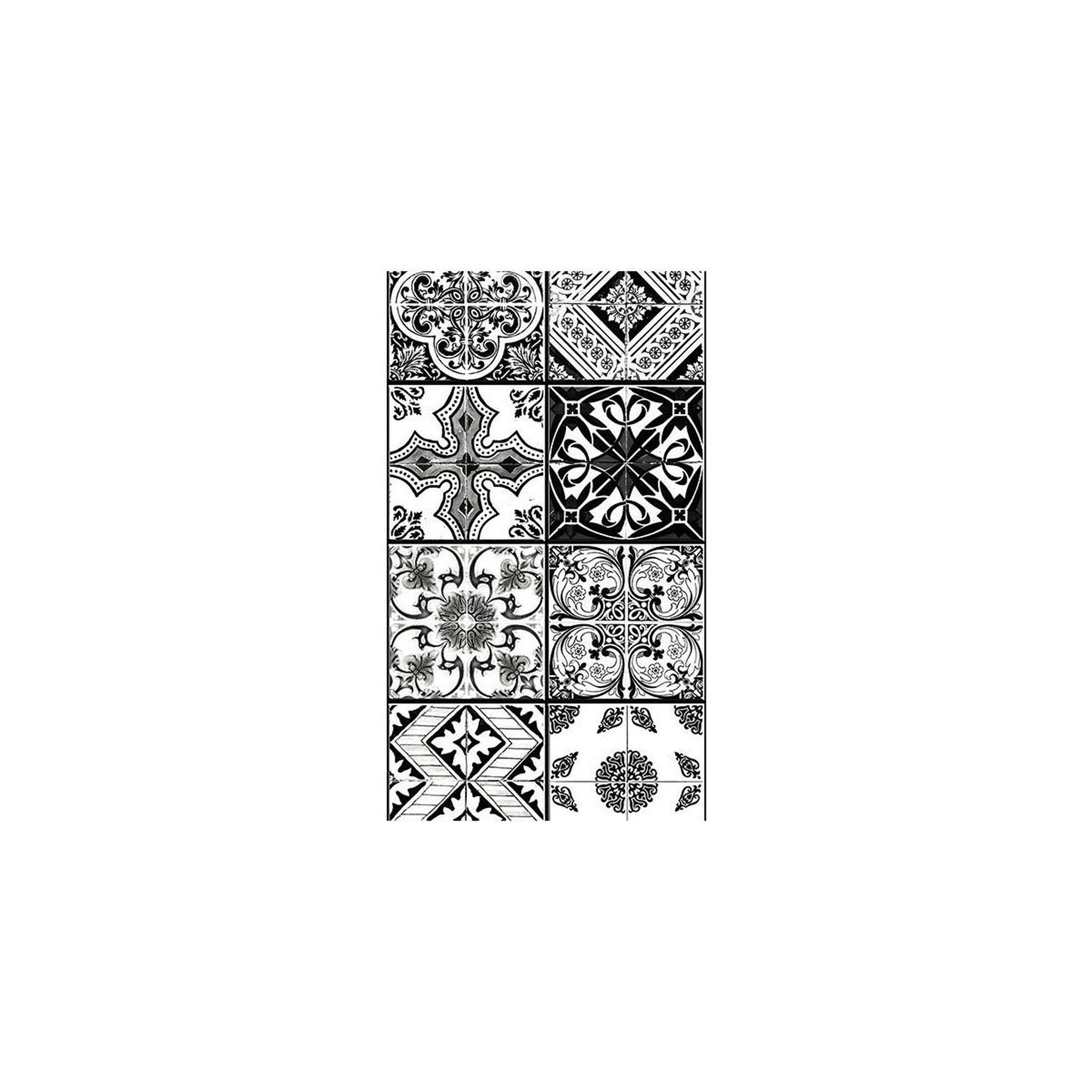 Voir la diapositive 2 : Paris Prix Papier peint  arabesque black & white  50x1000cm