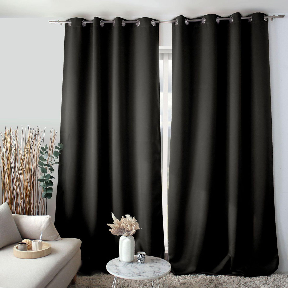 TOILINUX Rideau occultant ignifugé FLAMME