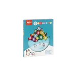 APLI Jeu d'équilibre apli Pingouins colorés