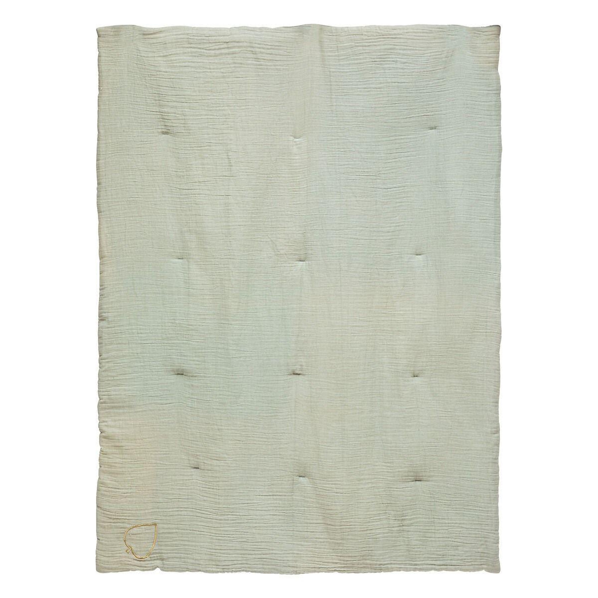 Atmosphera Kids Édredon en coton  enfant  100x140cm vert