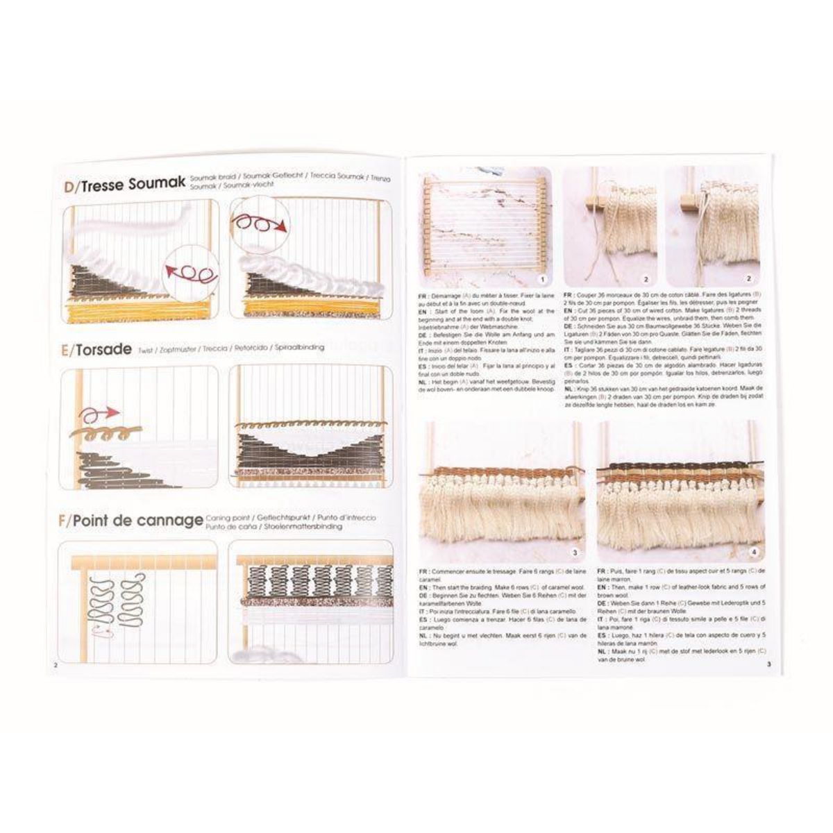 Graine créative Kit métier à tisser grand modèle - 400 x 300 mm