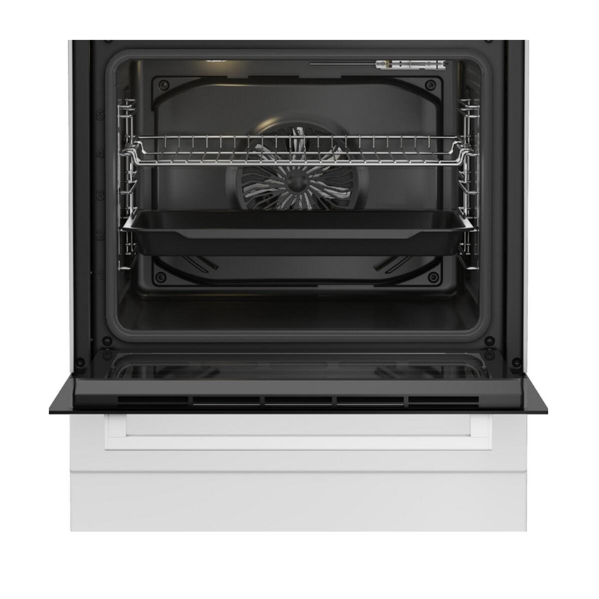 Voir la diapositive 5 : Beko Cuisinière mixte 72l 4 feux anthracite - fbm63130act