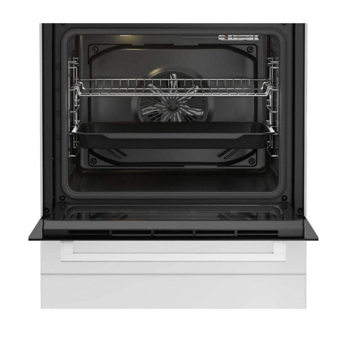 Beko Cuisinière mixte 72l 4 feux anthracite - FBM63130ACT