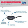 Voir la diapositive 4 : ELO Ensemble de 1 Poêle de cuisson 24 cm et 2 faitouts 14 et 16 cm Elo Prima Brillant
