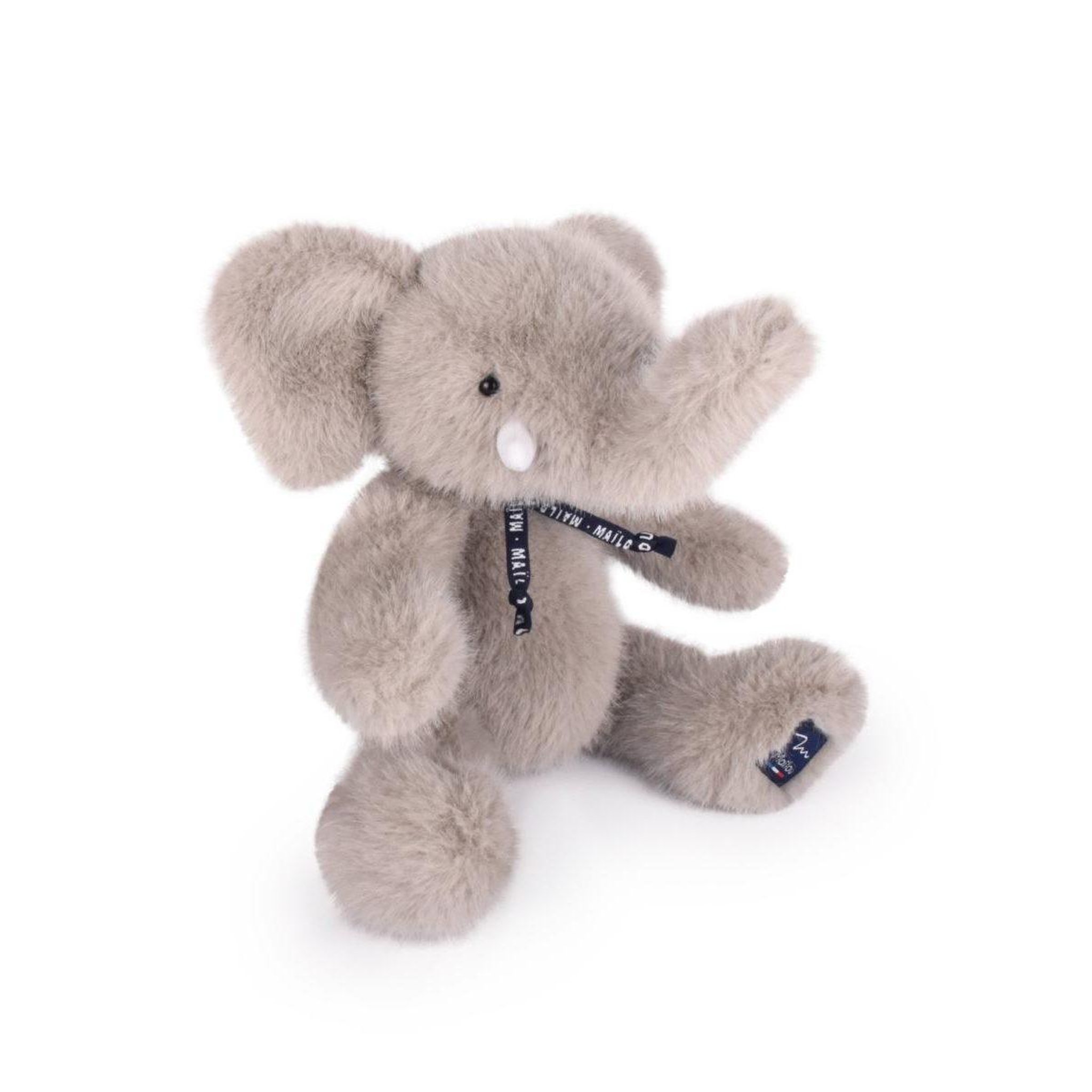 Voir la diapositive 2 : MAILOU Peluche elephant gris souris - 30 cm sowen ma0278