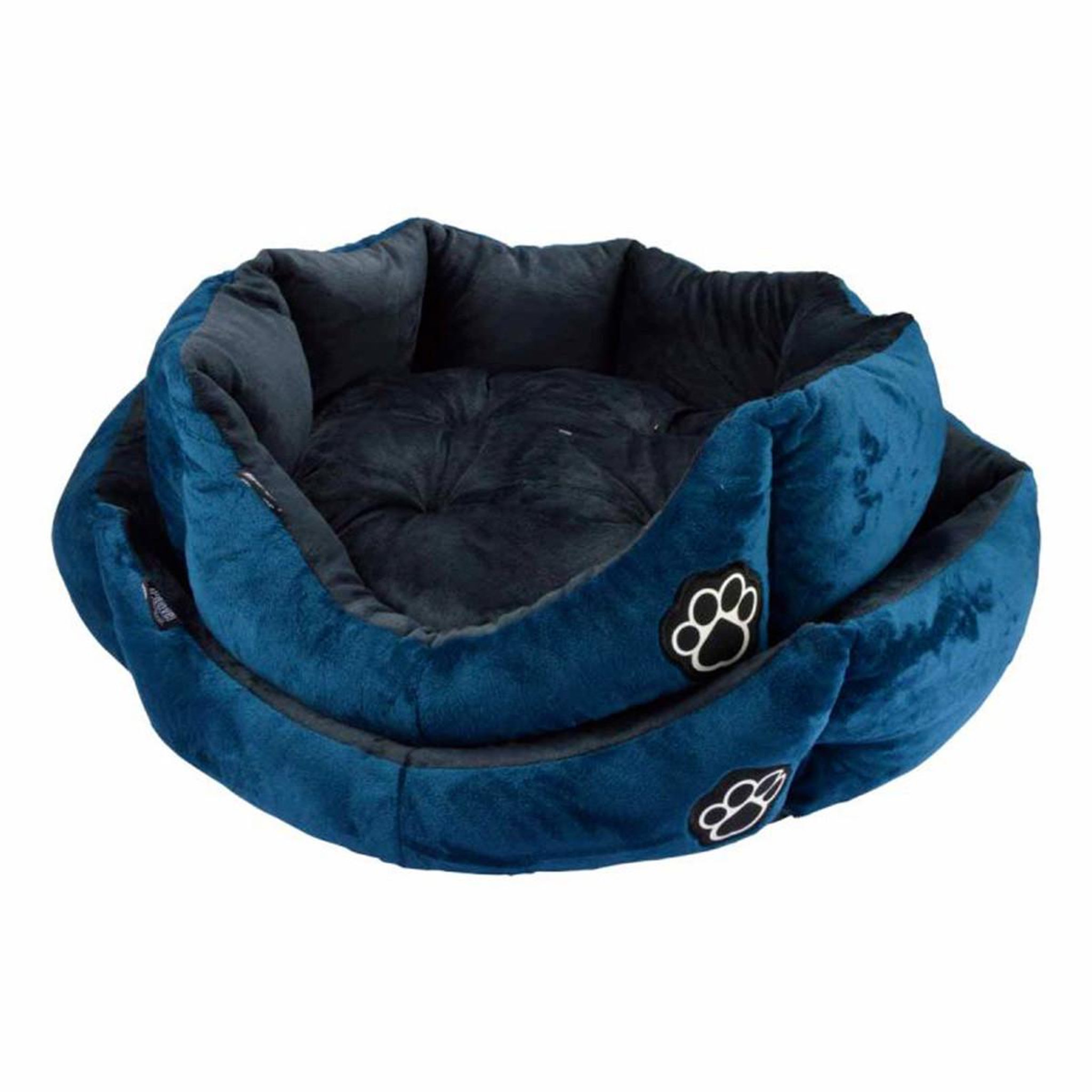 LOVE STORY Lot de 2 coussins chien & chat  patchy  60cm émeraude