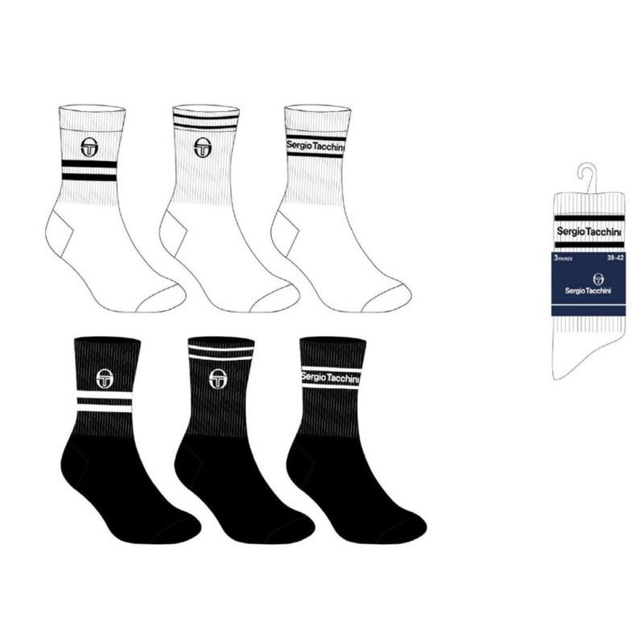 Voir la diapositive 5 : SERGIO TACCHINI Chaussettes SERGIO TACCHINI