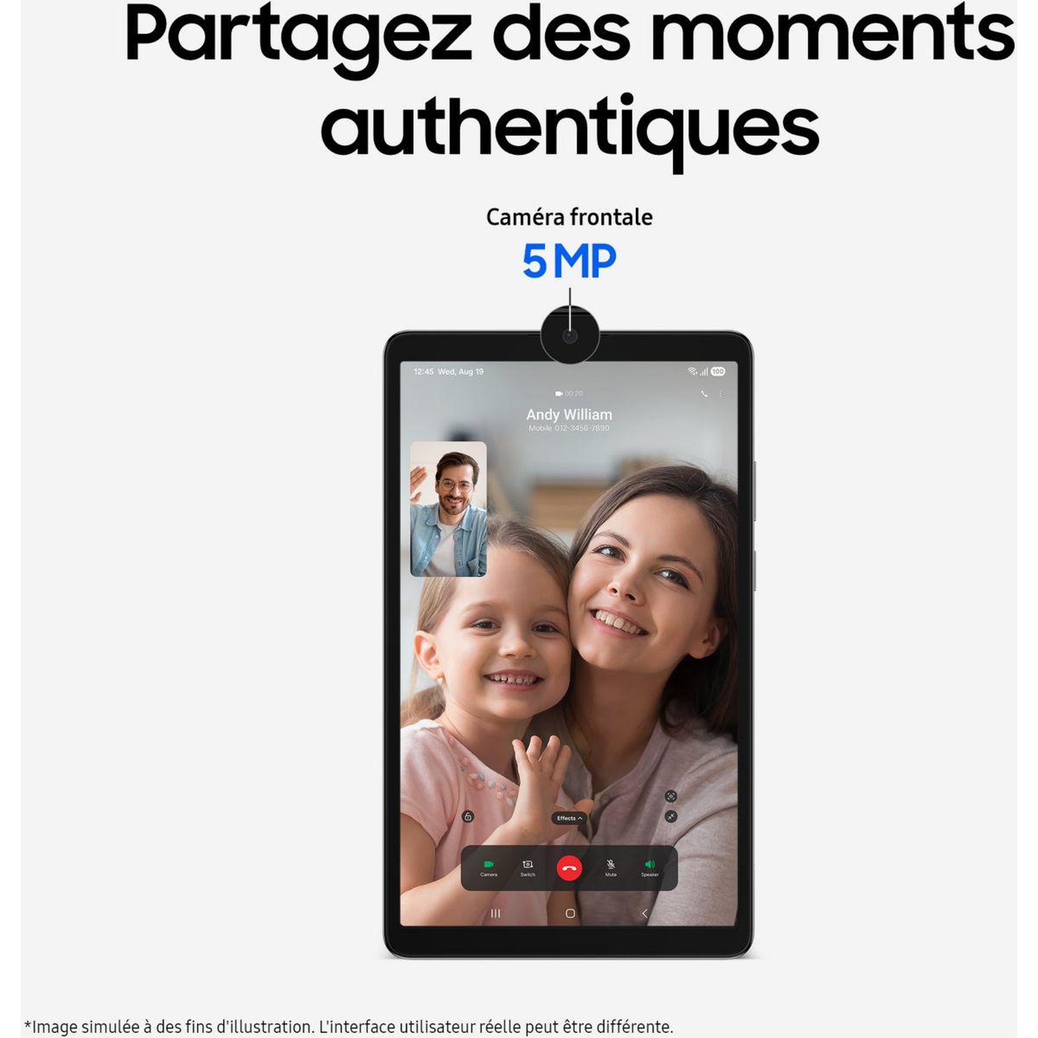 Voir la diapositive 5 : Samsung Tablette android galaxy tab a11 5g 64go gris