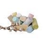 Voir la diapositive 2 : PTIT BASILE Lot x2 draps housse jersey extensible coton Bio blanc/bleu