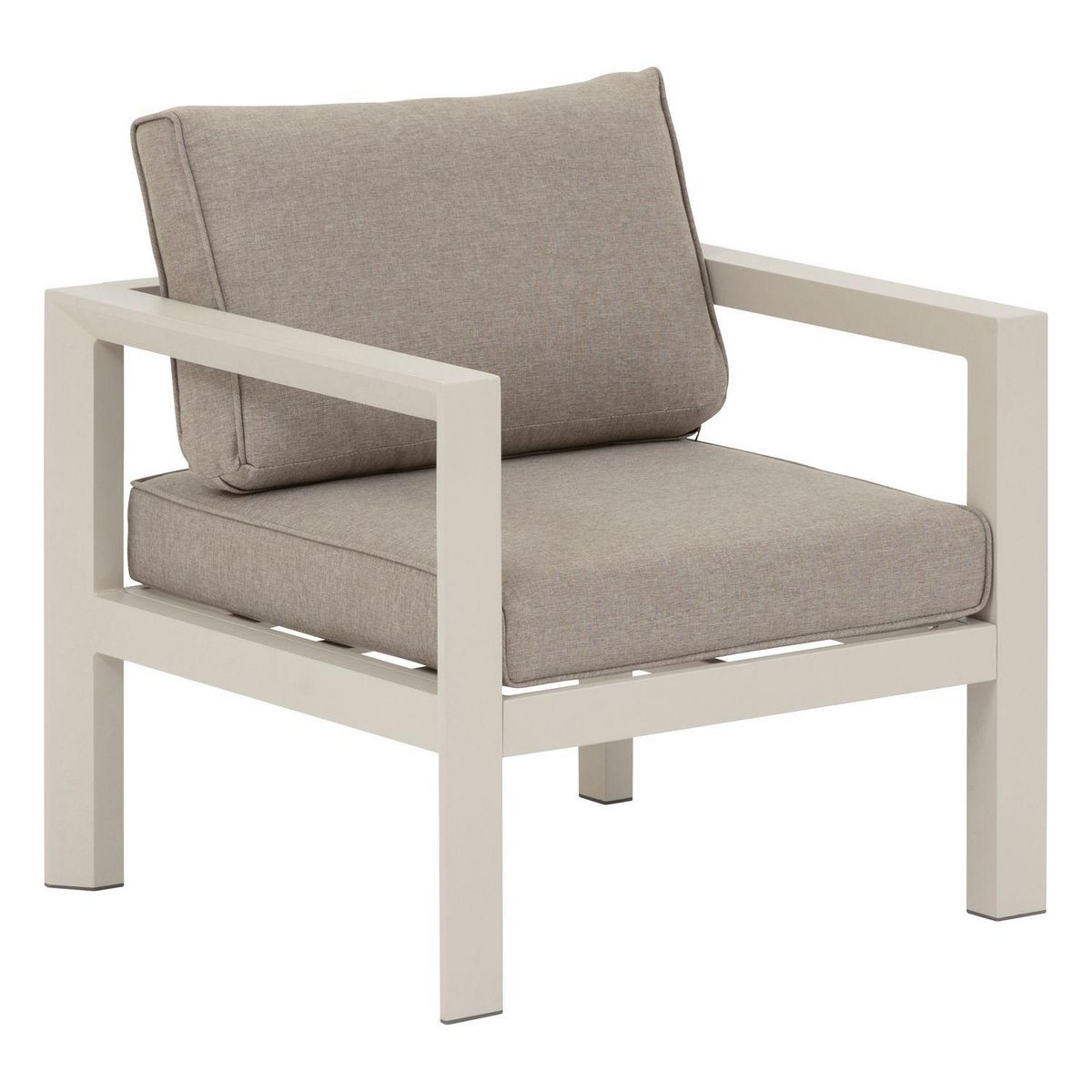 HESPERIDE Fauteuil de salon de jardin en aluminium Evasion