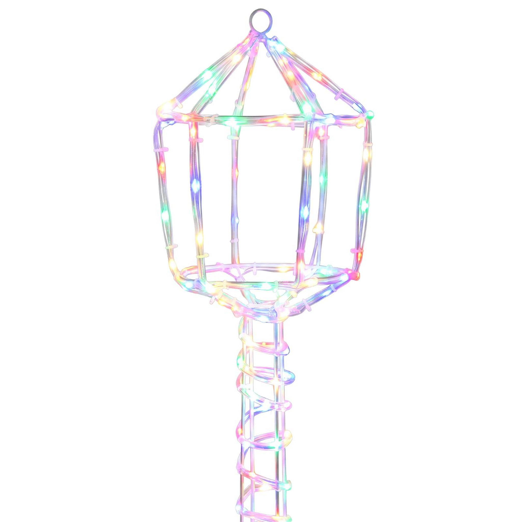 Voir la diapositive 6 : VIDAXL Lampadaire LED de Noël LOVIISA 160 LED Multicolore