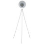 Voir la diapositive 4 : VIDAXL Lampadaire trepied Metal Blanc E27