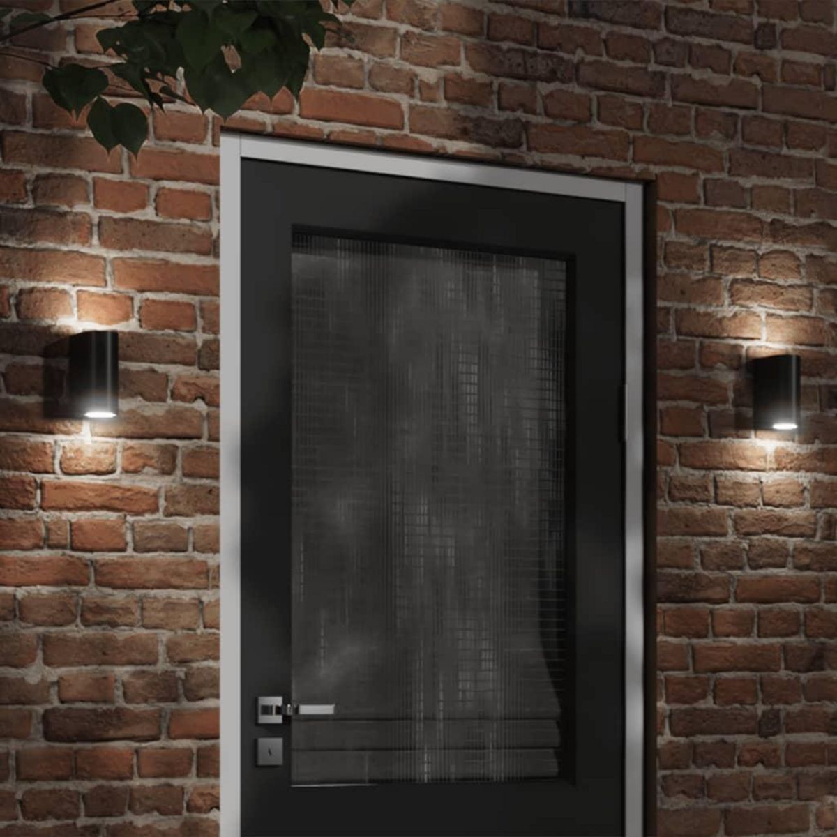 VIDAXL Appliques murales exterieur 2 pcs aluminium moule sous pression