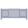 Voir la diapositive 4 : VIDAXL Cache-radiateur MDF Gris 205 cm