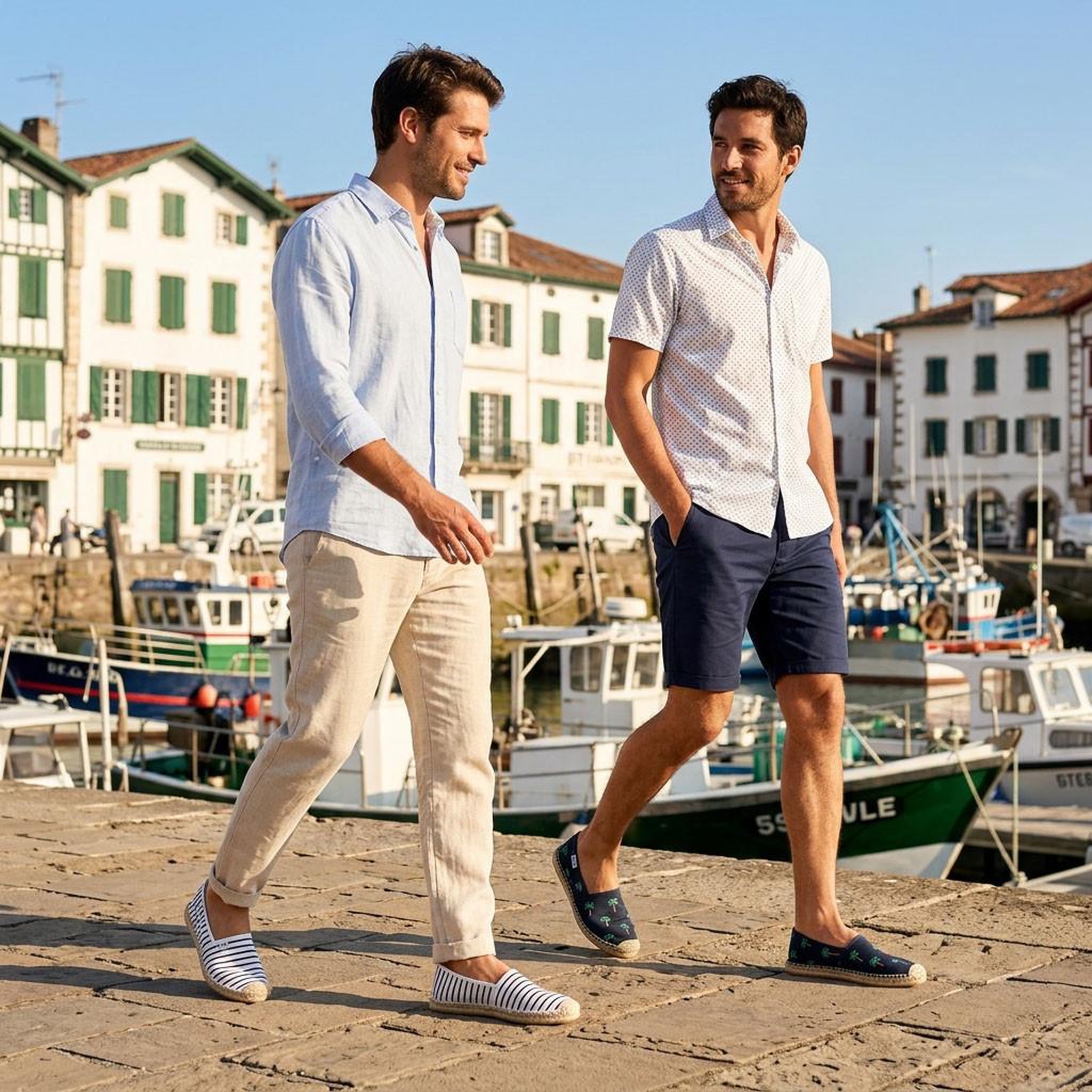 Voir la diapositive 5 : OZABI OZABI Pack 2 Paires Espadrilles Homme Semelle Corde Jute