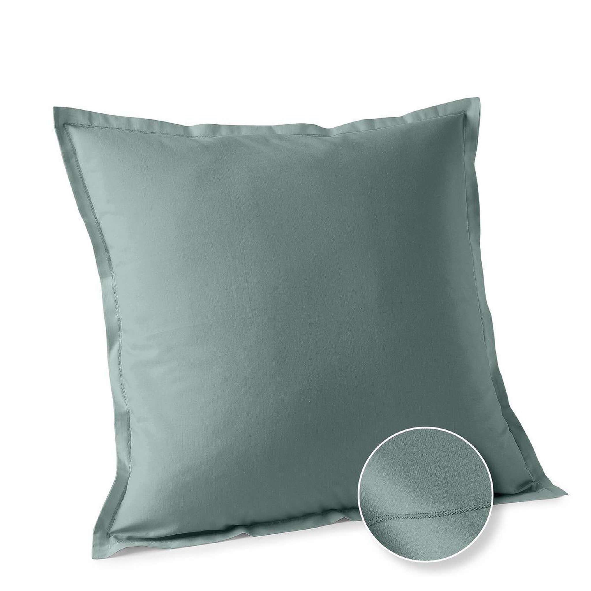 Voir la diapositive 1 : ACTUEL Taie d'oreiller unie en coton 57 fils - collection permanente