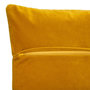 Voir la diapositive 5 : ATMOSPHERA Coussin Déco en Velours  Dolce  40x40cm Ocre