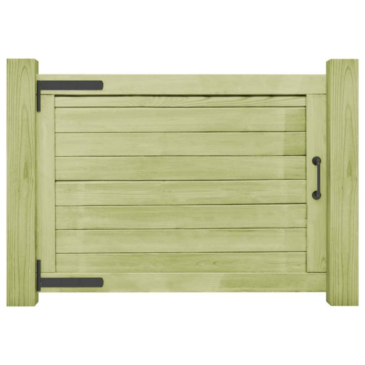 VIDAXL Portail de jardin Bois de pin impregne 75x100 cm