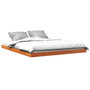 Voir la diapositive 3 : VIDAXL Cadre de lit sans matelas cire marron 150x200cm bois pin massif
