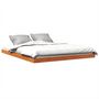 Voir la diapositive 3 : VIDAXL Cadre de lit sans matelas cire marron 150x200cm bois pin massif