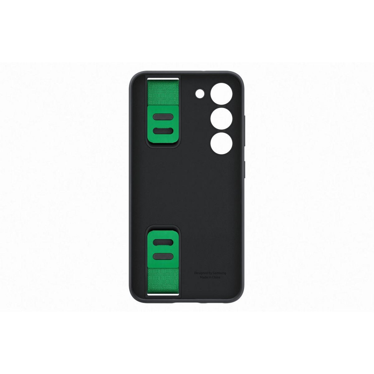 Samsung Coque S23 Silicone avec laniere Noir
