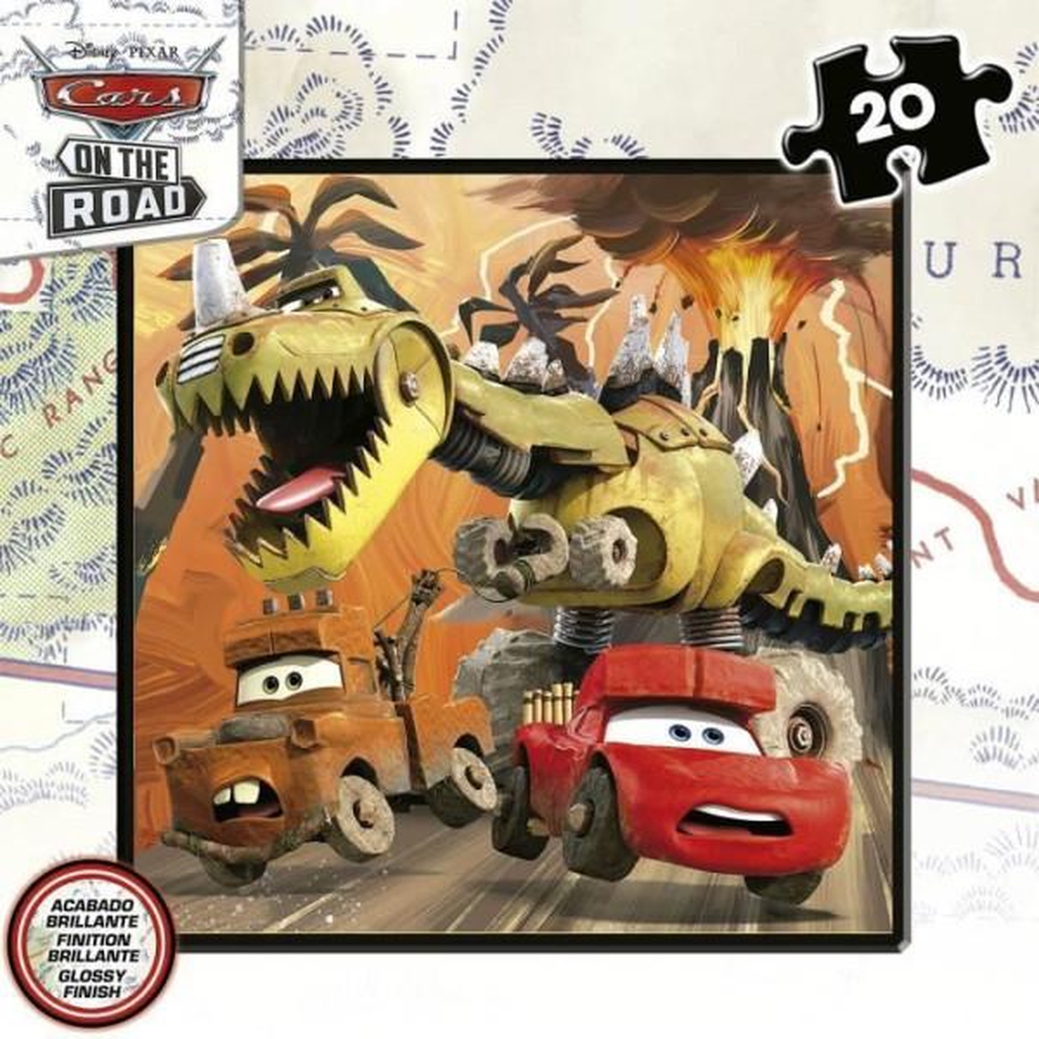 Voir la diapositive 4 : EDUCA 4 puzzles progressifs cars on the road