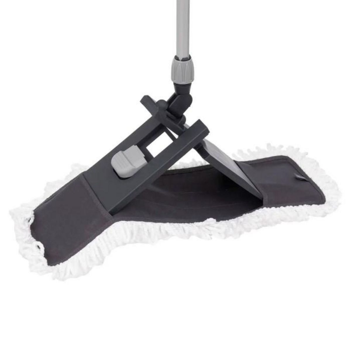 Paris Prix Balai Télescopique Microfibre  2 en 1  138cm Gris