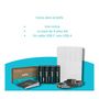 Voir la diapositive 5 : PALE BLUE Pile rechargeable USB AA type C (LR06)