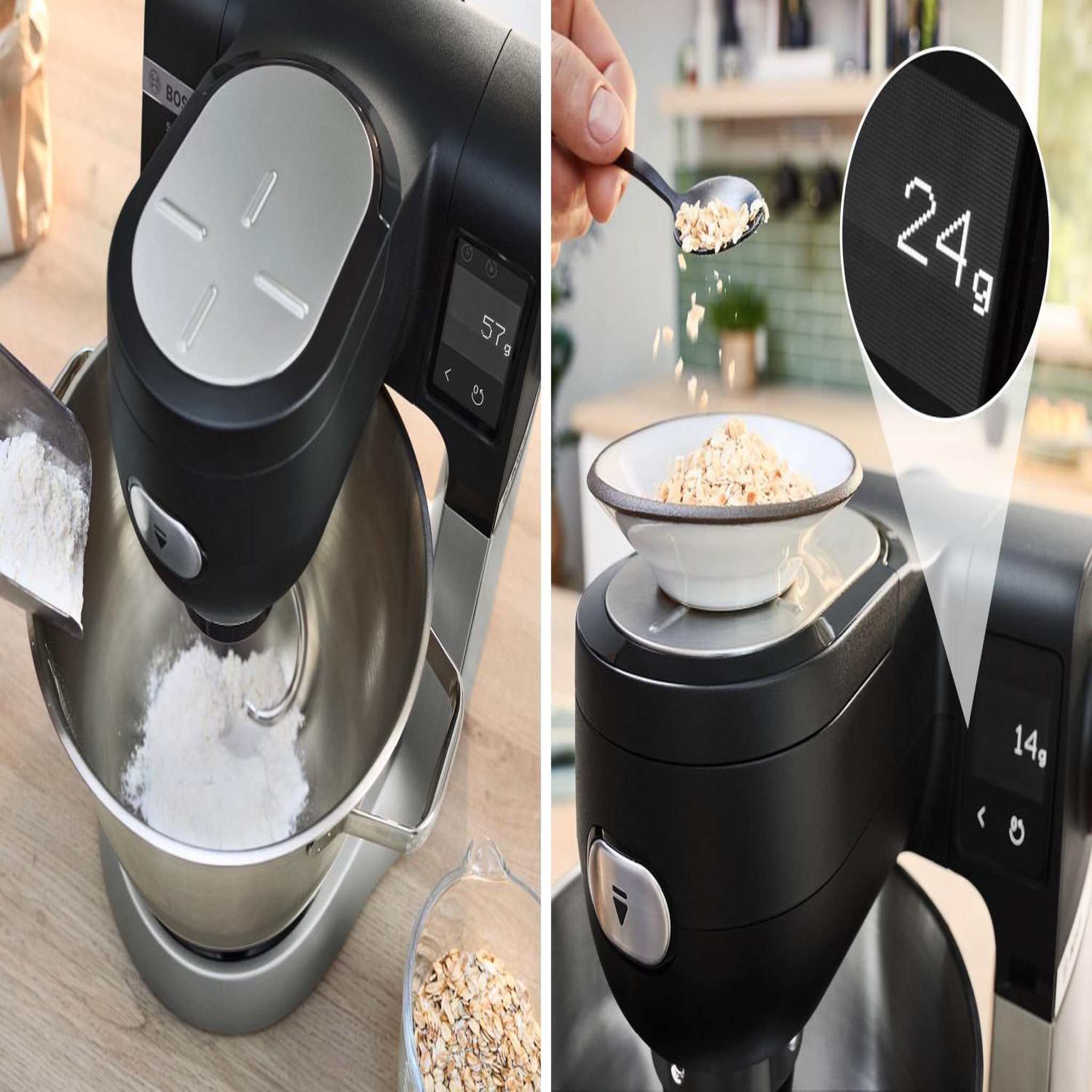 Voir la diapositive 3 : BOSCH Robot multifonction Bosch Serie 6 MUMS6ZS17 1600 W 5,5 L noir - acier inoxydable