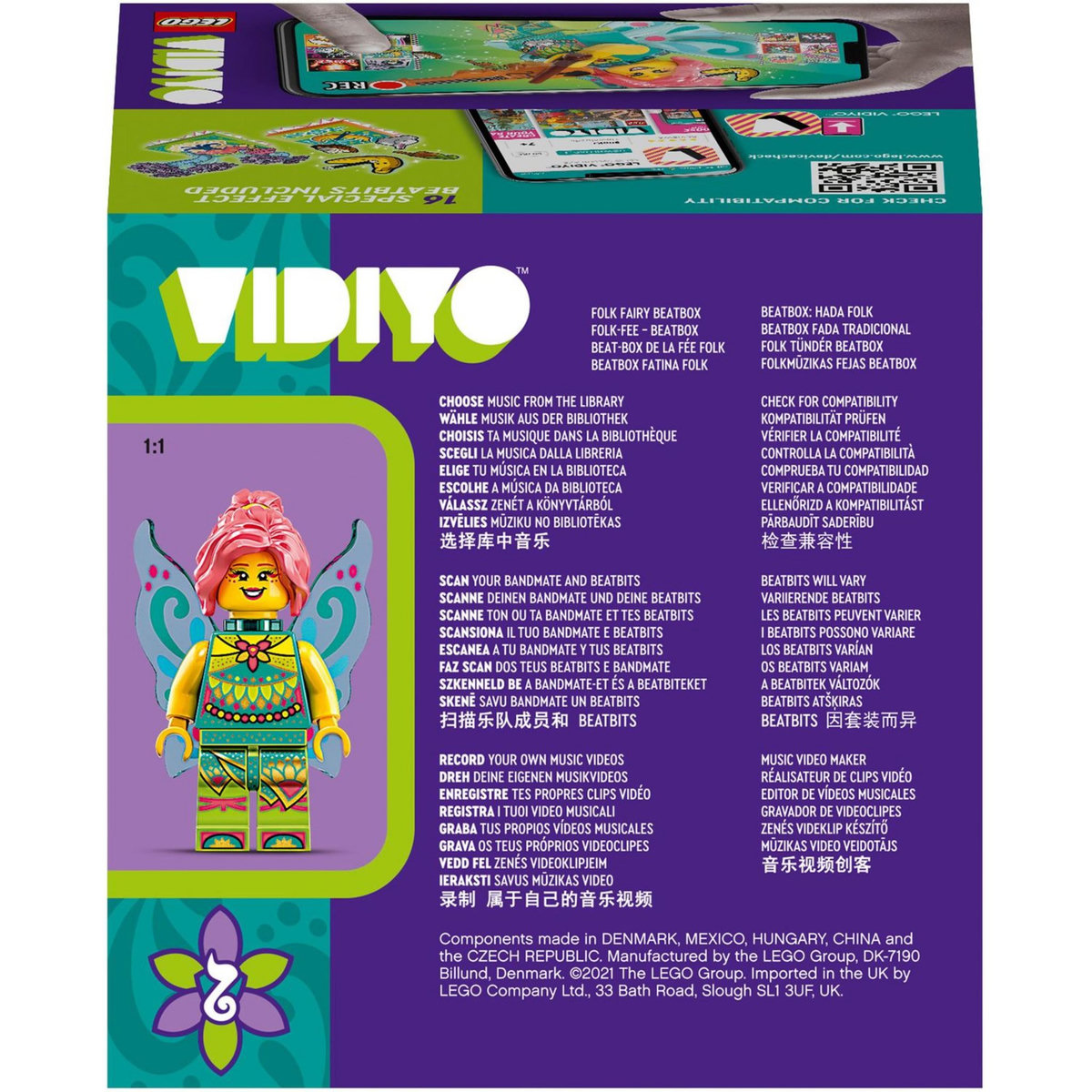LEGO VIDIYO 43110 - Folk Fairy BeatBox Music Video Maker dès 7 ans