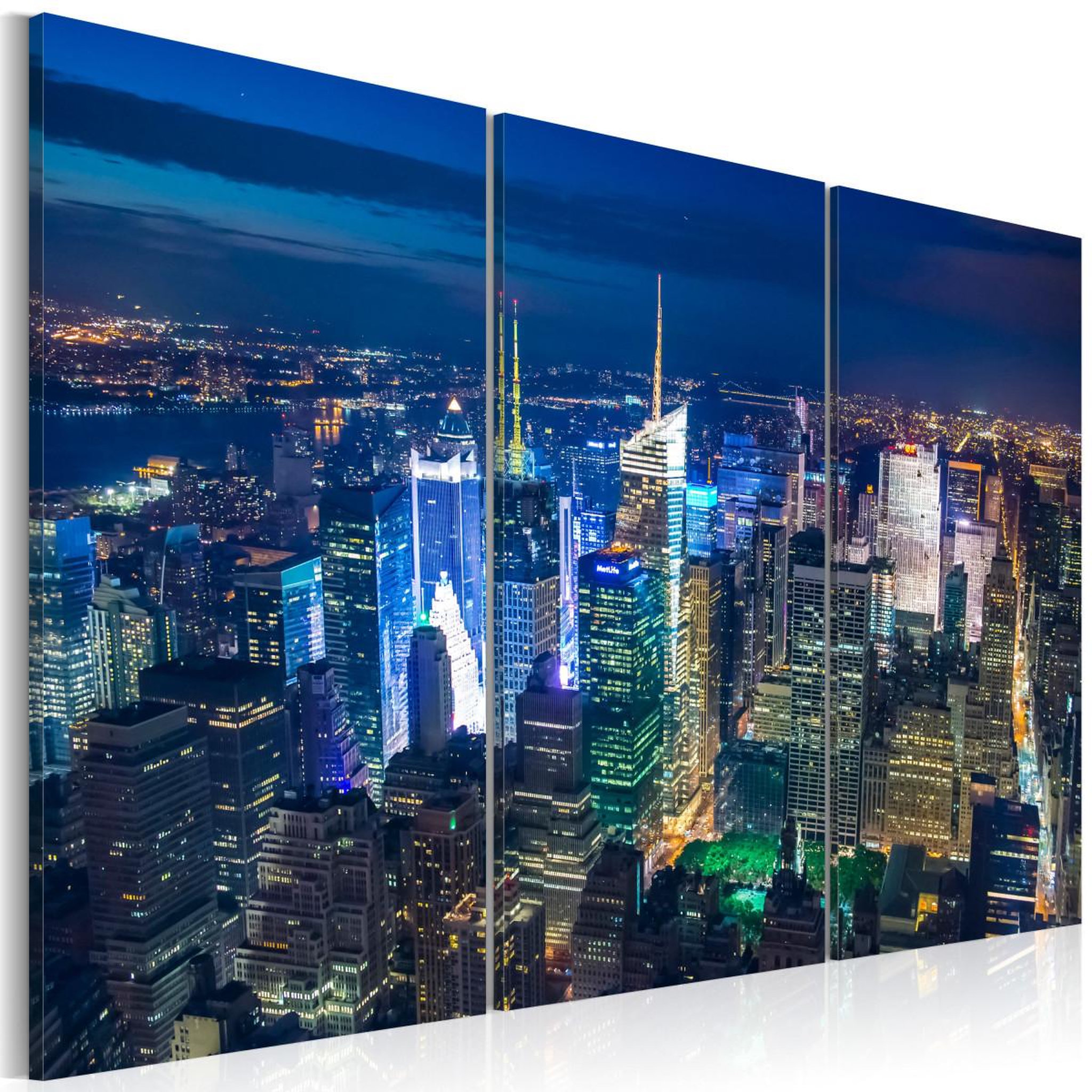 Voir la diapositive 1 : Paris Prix Tableau  vue aérienne de la ville de new york