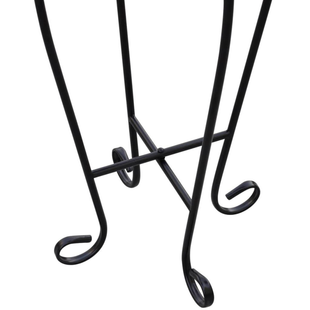 VIDAXL Table d'appoint Mosaïque Bleu et blanc