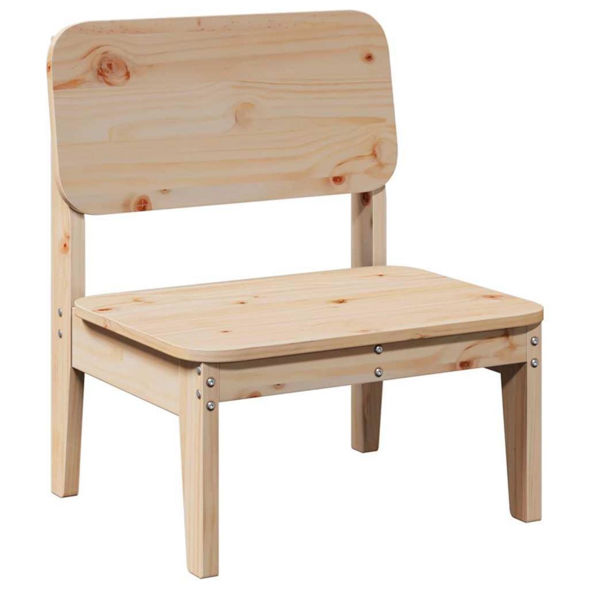 VIDAXL Chaises de jardin lot de 2 60x52,5x72 cm bois massif de pin