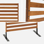 Voir la diapositive 6 : SWEEEK Paravent extérieur en bois. 80cm. acacia. intérieur. extérieur