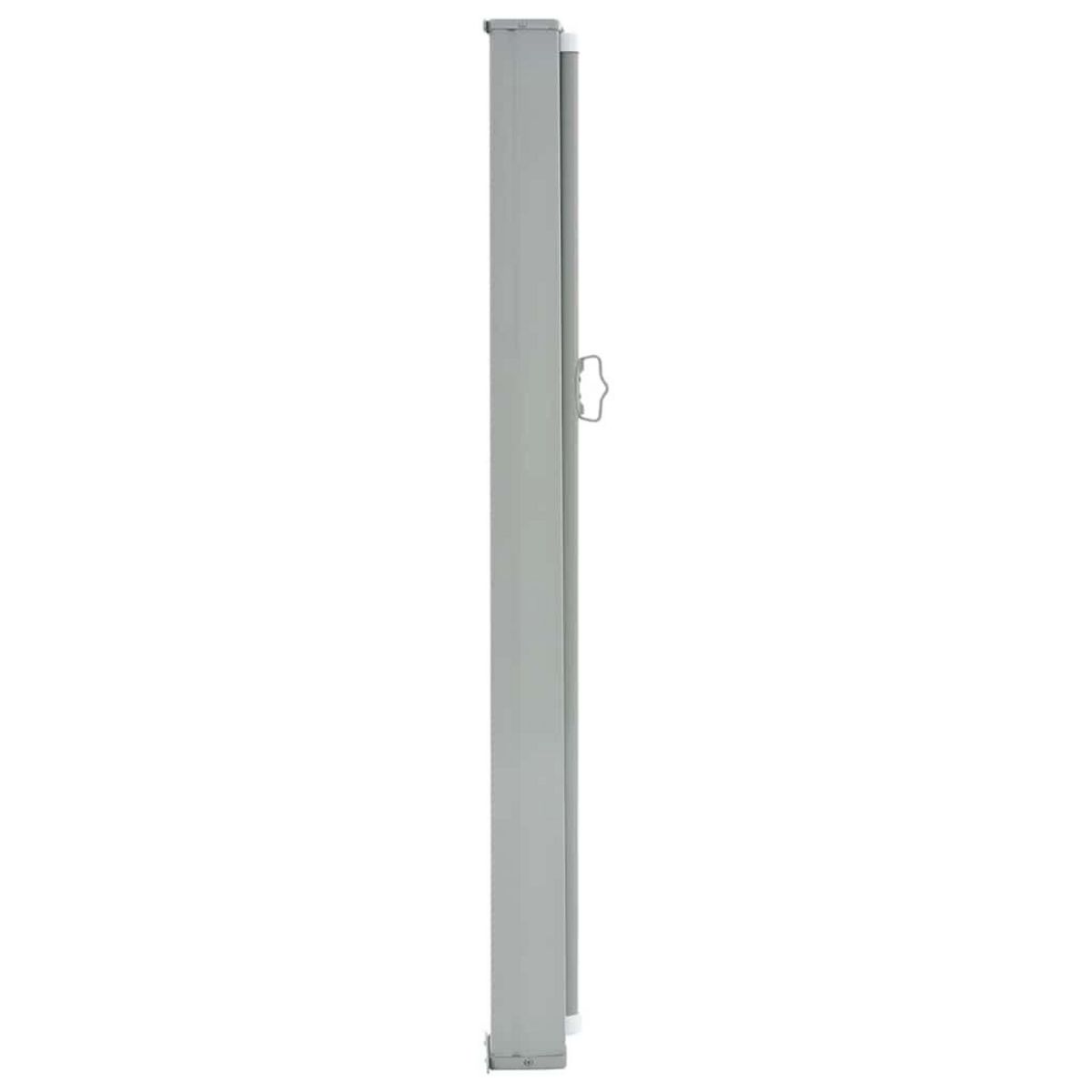 VIDAXL Auvent lateral retractable de patio 100 x 300 cm Blanc casse