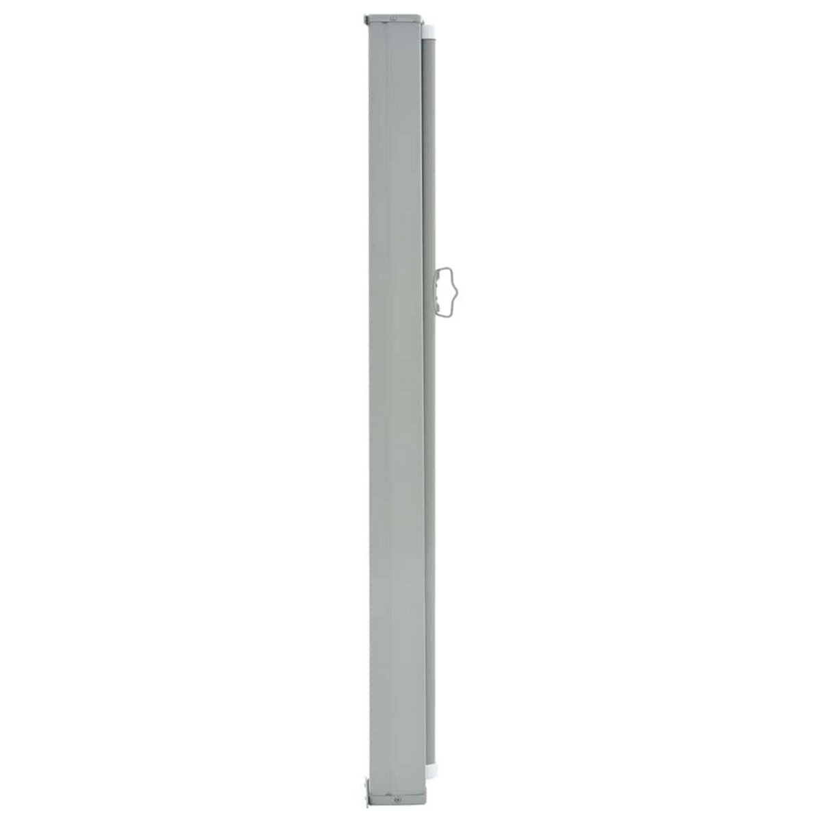 VIDAXL Auvent lateral retractable de patio 100 x 300 cm Blanc casse