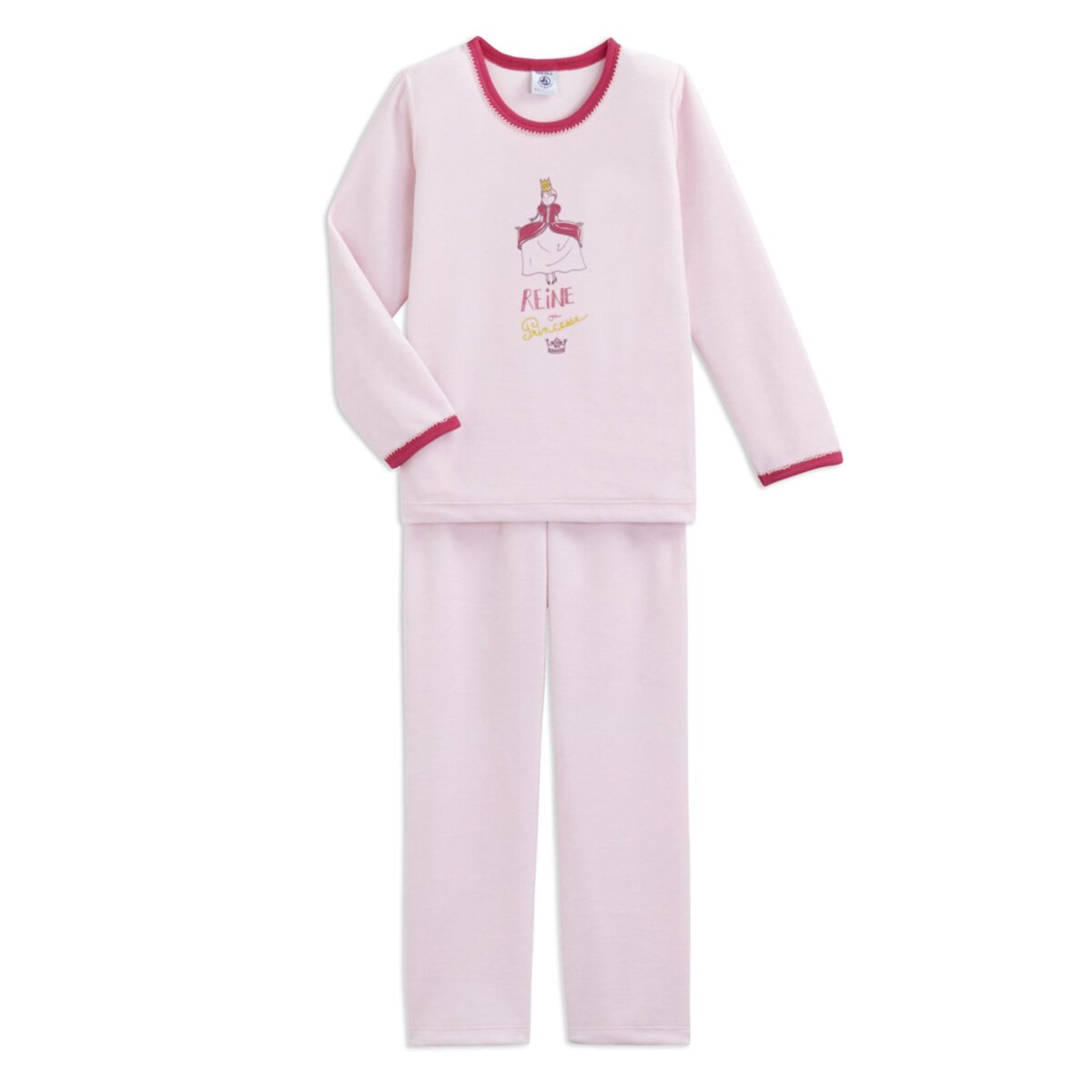 PETIT BATEAU Pyjama velours fille Petit bateau du 2 au 10 ans pas