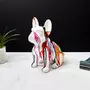 Paris Prix Statuette Déco  Bulldog Coulures  30cm Multicolore