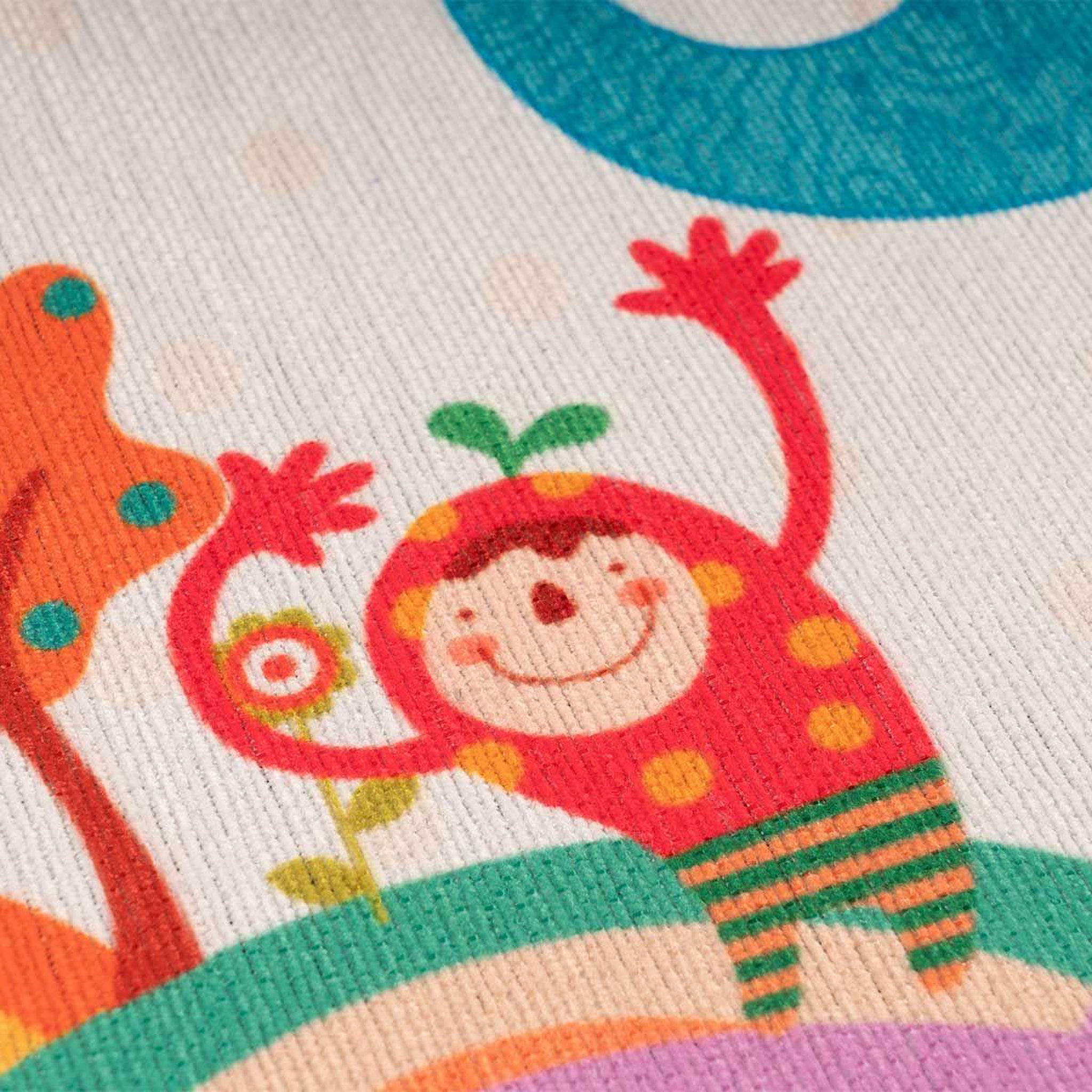 Voir la diapositive 3 : Paris Prix Tapis Enfant Imprimé  Coco  Multicolore