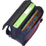 Voir la diapositive 5 : little marcel Cartable 38 cm CP/CE1/CE2 bleu avec rayures blanches