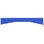 Voir la diapositive 3 : VIDAXL Paravent 9 panneaux Tissu 1200 x 120 cm Bleu azure
