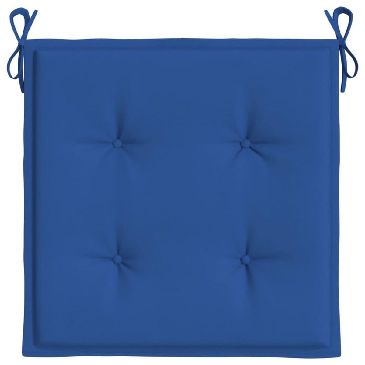VIDAXL Coussins de chaise de jardin lot de 6 bleu royal 50x50x3 cm