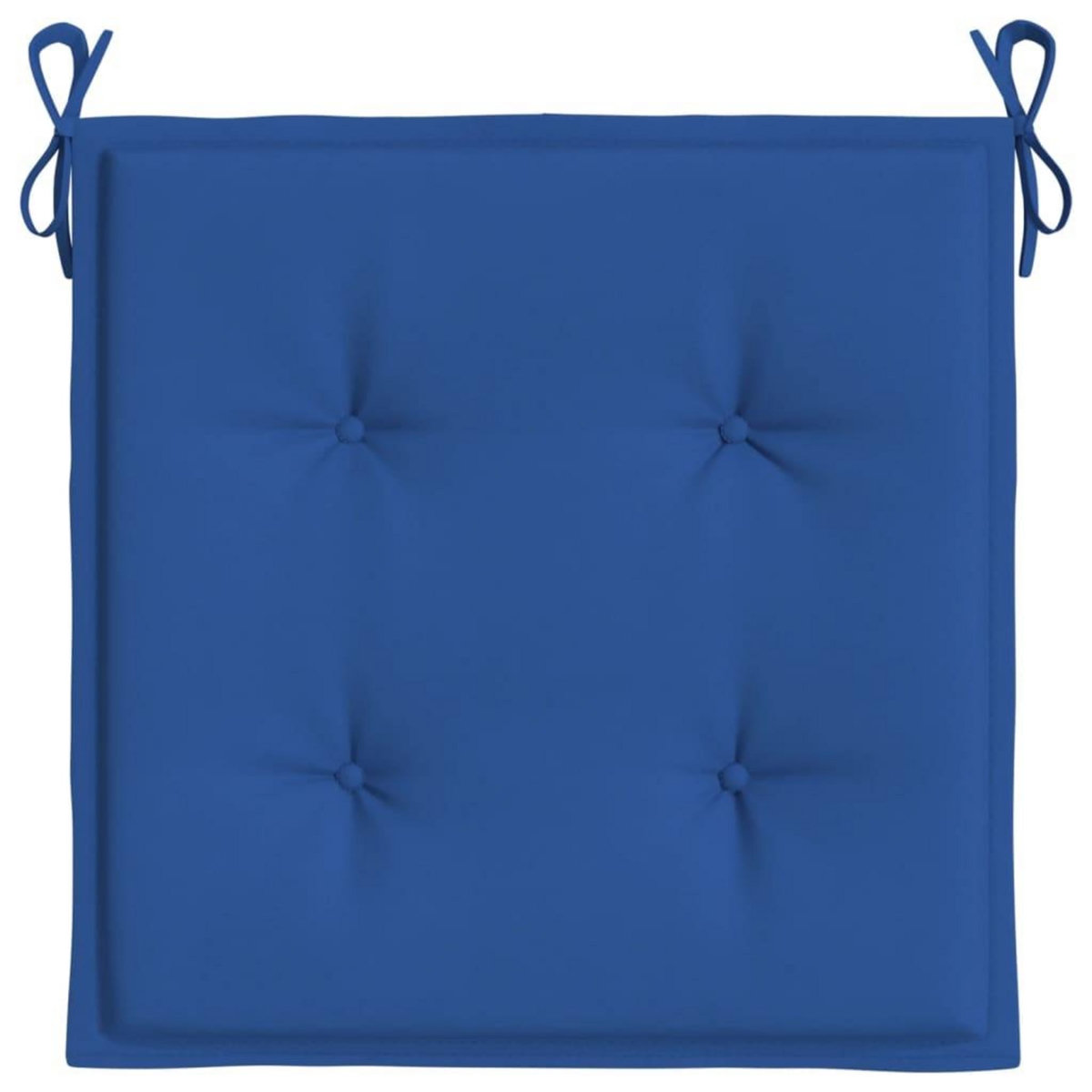 VIDAXL Coussins de chaise de jardin lot de 6 bleu royal 50x50x3 cm