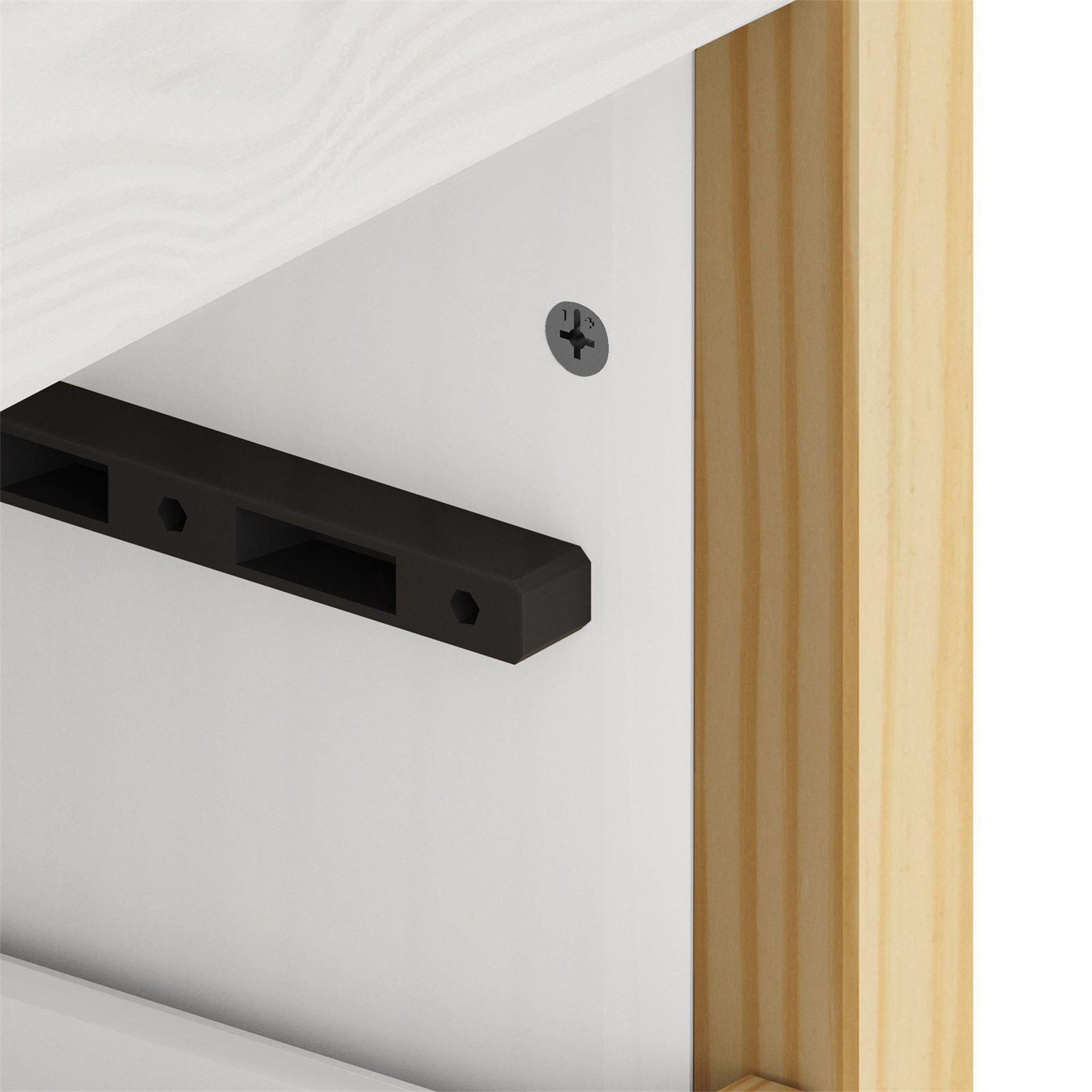 Voir la diapositive 6 : IDIMEX Commode AMIRA type Montessori, avec 3 tiroirs, en pin massif