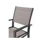 Voir la diapositive 2 : Habitat et Jardin Fauteuil jardin Alu/Textilène  Tropic  - Phoenix - Taupe - Lot de 2