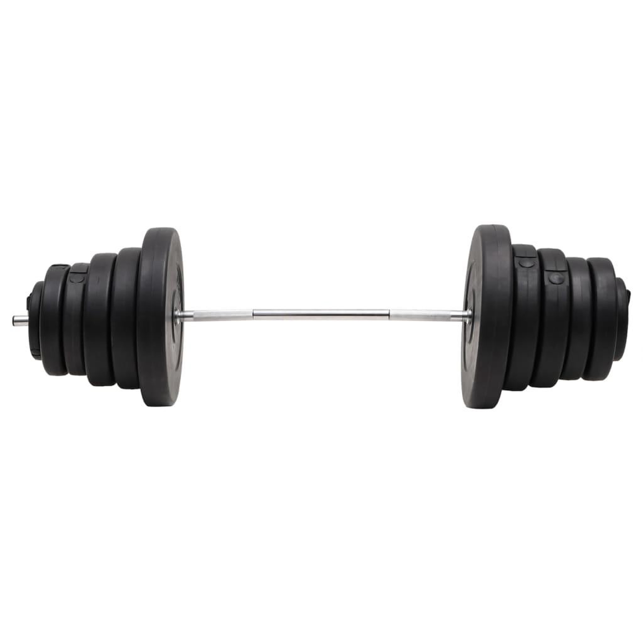 Voir la diapositive 3 : VIDAXL Barre d'halteres avec plaques 90 kg