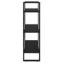 Voir la diapositive 4 : VIDAXL Bibliotheque noir 80x30x105 cm bois d'ingenierie