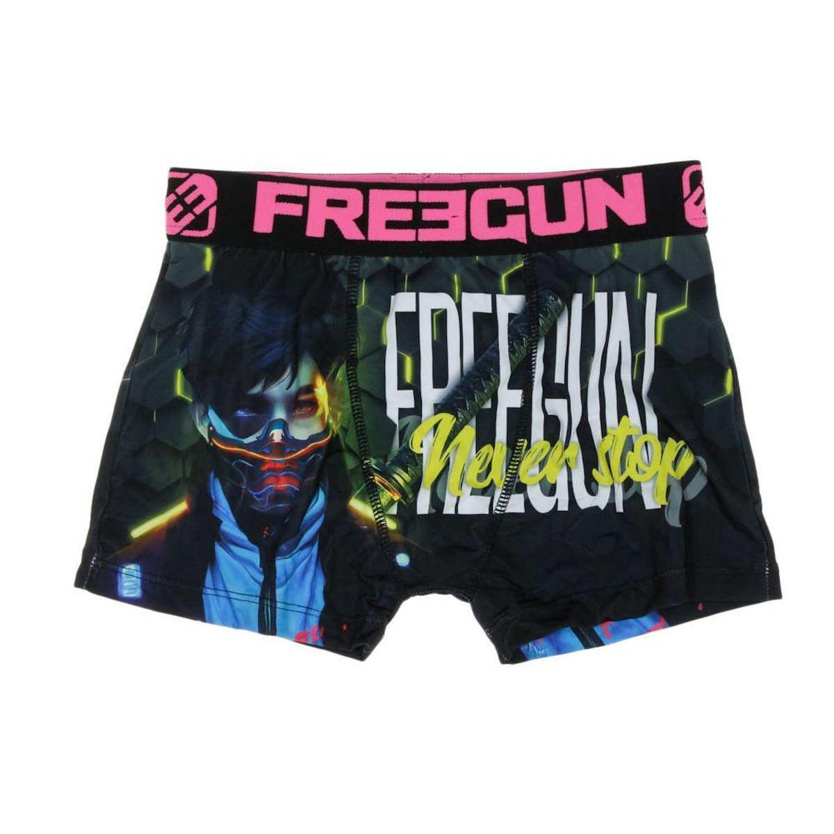 FREEGUN Boxer Noir/ Garçon Freegun Snowboard